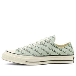 Кроссовки chuck 70 low 'scripted signature print - green oxide' Converse, зеленый 167699c | green