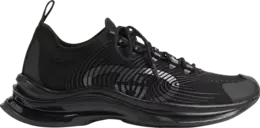Кроссовки Gucci Run Sneaker Black, черный 714658 usm10 8442 | black