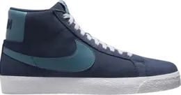 Кроссовки Nike Zoom Blazer Mid SB 'Navy Aqua', синий fd0731 400 | blue