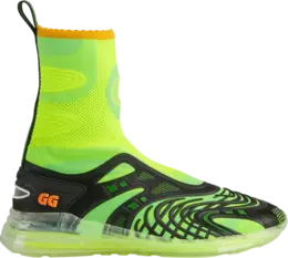 Кроссовки Gucci Ultrapace R Mid Neon Green Black, зеленый 660011 2tk10 8870 | neon green black