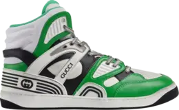 Кроссовки Gucci Basket High Green Demetra, зеленый 661301 2sh90 3760 | green demetra