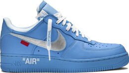 Лимитированные кроссовки Nike Off-White x Air Force 1 Low '07 'MCA', синий ci1173 400 | blue