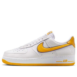 Кроссовки x kobe bryant air force 1 low 'lakers home' Nike, белый fz1151-100 | white/varsity maize/varsity purple