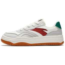 Кеды мужские, Обувь для скейтбординга Street Naughty, мужская, с низким верхом, цвета слоновой кости/серого облака/темно-ржавого цвета Anta, цвет Ivory White/Cloud Gray/Dark Rust 912448077-2 | ivory white/cloud gray/dark rust