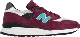 Кроссовки New Balance 998 'Burgundy Teal', красный m998awc | red