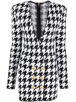 Balmain: Платье с принтом 