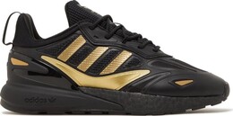 Кроссовки Adidas ZX 2K Boost 2.0 'Black Gold Metallic', черный gz7743 | black