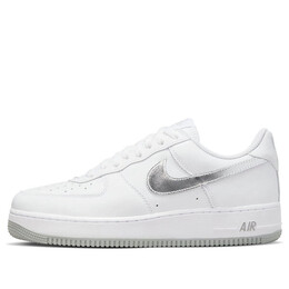 Кроссовки air force 1 низкие Nike, белый dz6755-100 | white/mtlc silver-mtlc gold-flt silver