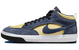 Мужские кроссовки для скейтбординга Nike SB React Leo, Blue/Yellow dx4361-400 | blue/yellow