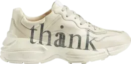 Кроссовки Gucci Rhyton Think/Thank, кремовый 636343 a9l00 9522 | think/thank