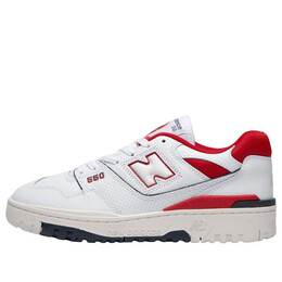 Кроссовки 550 New Balance, белый bb550jr1 | white/team red/navy