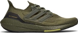 Кроссовки Adidas UltraBoost 21 'Focus Olive', зеленый s23876 | green