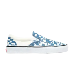 Кроссовки Vans Krooked x Skate Slip-On, синий vn0a4bwdapg | blue