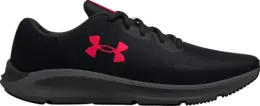 Кроссовки Under Armour Charged Pursuit 3 4E Wide Black Red, черный 3025801 003 | black