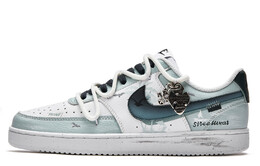 Кроссовки Nike Court Vision 1 Skateboarding Shoes Men Low-top Blue, голубой dh2987-101(team177-风清岛屿) | light cyan