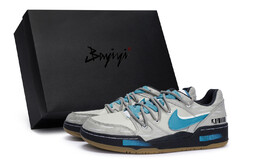 Мужские кроссовки для скейтбординга Full Force с низким верхом, цвет Lake Blue Nike hj7262-100(team80男款云淡秋空湖蓝sbox) | black lake blue