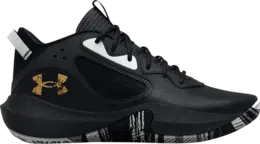 Кроссовки Under Armour Lockdown 6 GS Black Metallic Gold, черный 3025617 003 | black