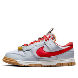 Кроссовки dunk low remastered Nike, серый dv0821-102 | grey/blue/red