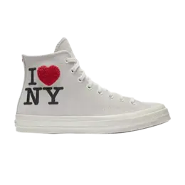Кроссовки Converse Chuck 70 Hi Top 'I Love NY', белый 161186c | white