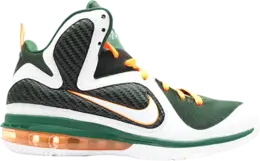 Кроссовки Nike LeBron 9 'Miami Hurricanes', белый 469764102 | white