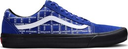 Кеды Vans Supreme x Old Skool Pro Logo Pattern - Royal, синий vn0a45jc2yx | blue