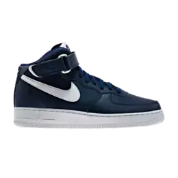 Кроссовки Nike Air Force 1 Mid '07 'Midnight Navy Blue', синий 315123 407 | blue