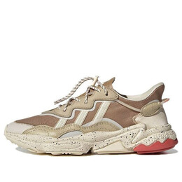 Кроссовки оригинальные ozweego Adidas, коричневый gx3651 | brown/cream/red