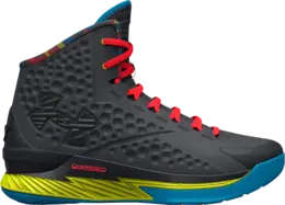 Кроссовки Under Armour Sour Patch Kids x Curry 1 Retro GS Pitch Grey, серый 3026432 100 | grey