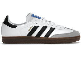 Кроссовки Adidas Samba, белый/черный h01877 | black/white