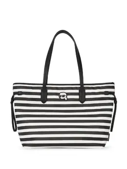 Karl Lagerfeld Ikon Karl striped tote bag 26156790