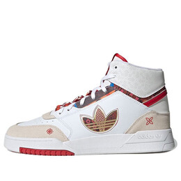 Кроссовки drop step xl Adidas, белый gx8880 | white/dark cream/red
