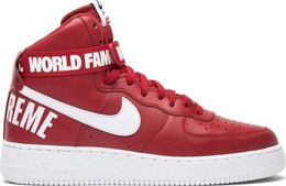 Кроссовки Nike Supreme x Air Force 1 High SP 'Red', красный 698696610 | red
