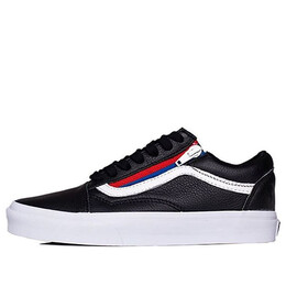 Кроссовки old skool zip leather black Vans, черный vn0a3493ou8 | black