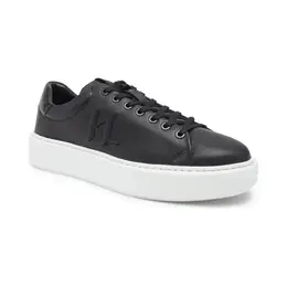 Кожаные кроссовки maxi kup monogram injekt lo Karl Lagerfeld, черный kl231m0001000000040 | nero