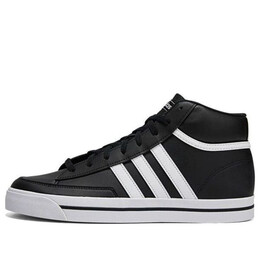 Кроссовки neo retrovulc mid shoes Adidas, черный gw8370 | core black / core black / cloud white