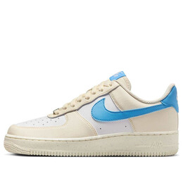 Кроссовки air force 1 low next nature 'pale ivory university blue' Nike, белый dc9486-110 | pale ivory/sail/university blue