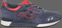Кроссовки gel lyte 3 'navy orange' Asics, синий hk538 5105 | blue