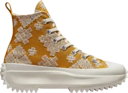 Кроссовки Converse Run Star Hike Platform High Tonal Embroidery, коричневый a02231c | brown