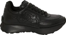 Кроссовки Alexander McQueen Sprint Runner Black, черный 688548 wic94 1000 | black