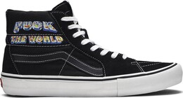 Кеды Vans Supreme x Sk8 Hi f*ck The World - Black, черный vn0a45jdsy1 | black