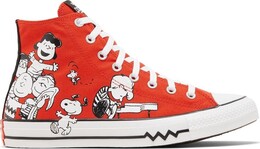 Кроссовки Converse Peanuts x Chuck Taylor All Star High Snoopy and Friends, красный a02573f | red
