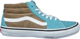 Кеды Vans Supreme x Sk8 Mid Pro Corduroy Croc, синий vn0a347upui | blue