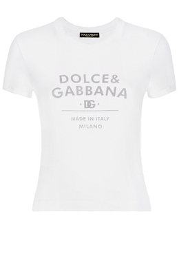 DOLCE&GABBANA: Белая футболка 