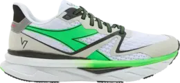Diadora Кроссовки Atomo V7000 White Green Fluorescent, белый 101 179073 c6030 | white