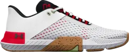 Кроссовки Under Armour TriBase Reign 4 White Radio Red, белый 3025052 107 | white