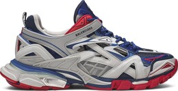 Кроссовки Balenciaga Track 2 Beige Blue Red, коричневый 568614 w2gn2 8570 | brown