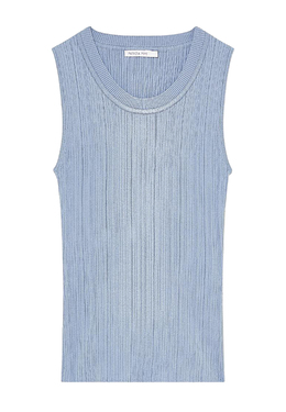 PATRIZIA PEPE: Голубой топ 