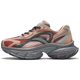 Кроссовки Anta Star Moon Lifestyle Shoes Men Low-top Smoke Brown / Granitic Gray / Smoky Red, красный 912428816-5 | smoke brown / granitic gray / smoky red