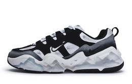 Кастомизированные кроссовки Nike Tech Hera Lifestyle Shoes Men Low-top, черный/белый/серый fj9532-101(team80-男款水墨流云s-box) | black/white/gray