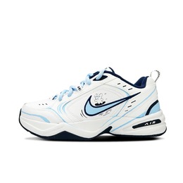 Кастомизированные кроссовки Nike Air Monarch 4 Unisex, голубой/белый 415445-102(team183-冲浪小狗男女同款蓝白) | blue/white
